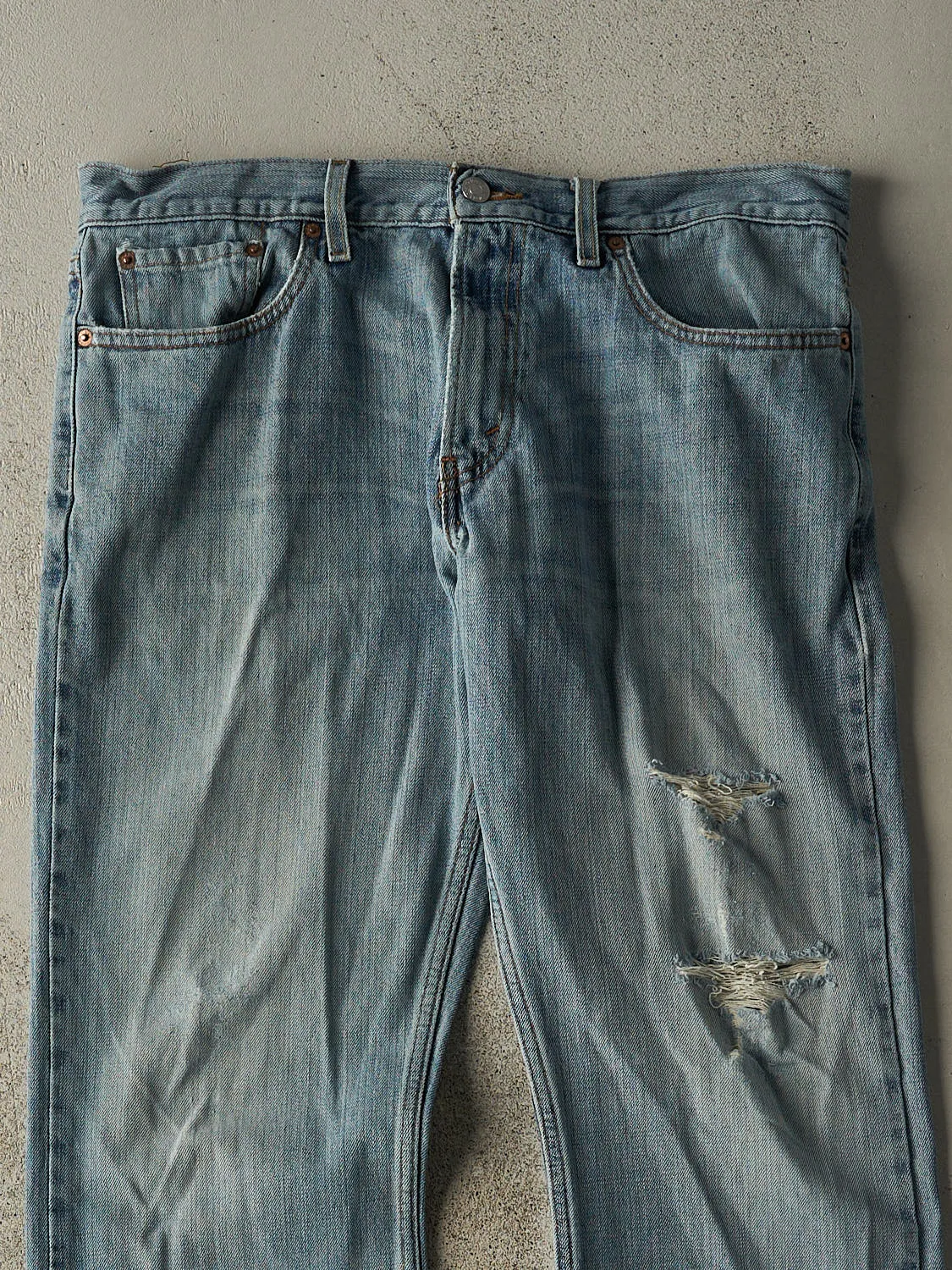 Vintage 90s Light Wash Levi's 527 Jeans (35x32.5) sold by Rebalance Vintage product image thumbnail 3