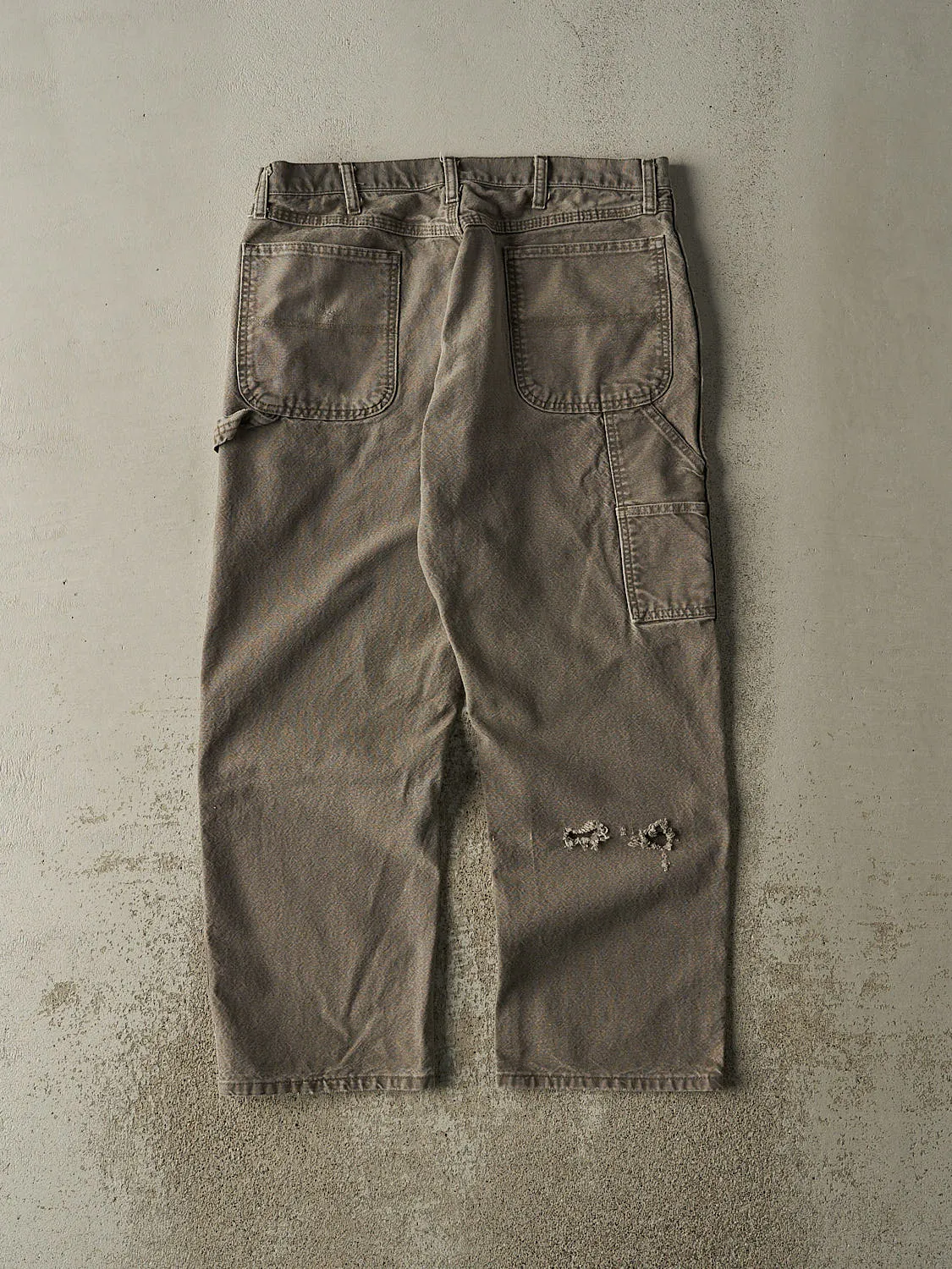 Vintage 90s Washed Green Rustler Carpenter Pants (35x28.5) sold by Rebalance Vintage product image thumbnail 2