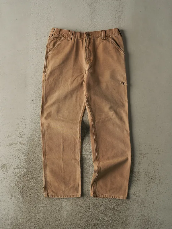Vintage Y2K Beige Carhartt Work Pants (34.5x32) sold by Rebalance Vintage
