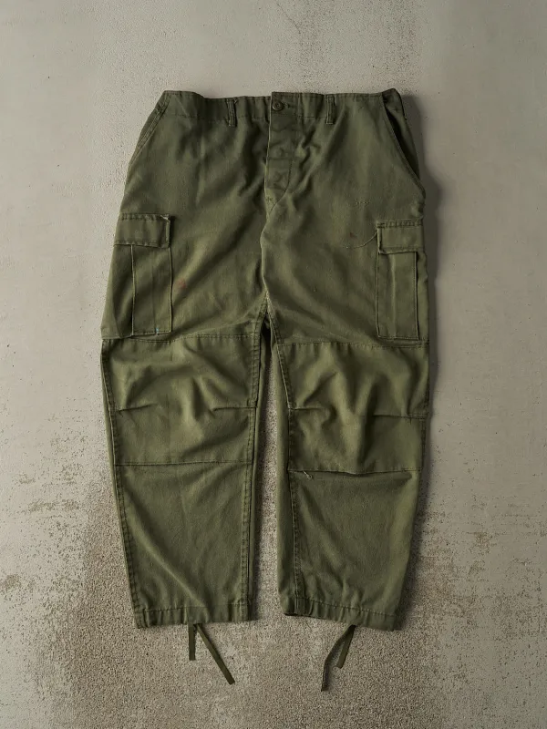 Vintage 90s Green Military Cargo Pants (36x29) sold by Rebalance Vintage