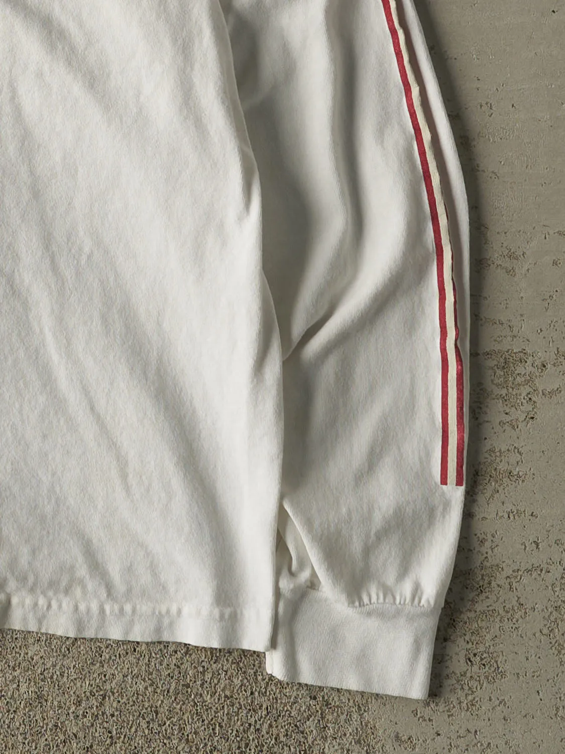 Vintage 90s White Tommy Jeans Long Sleeve (M) sold by Rebalance Vintage product image thumbnail 3