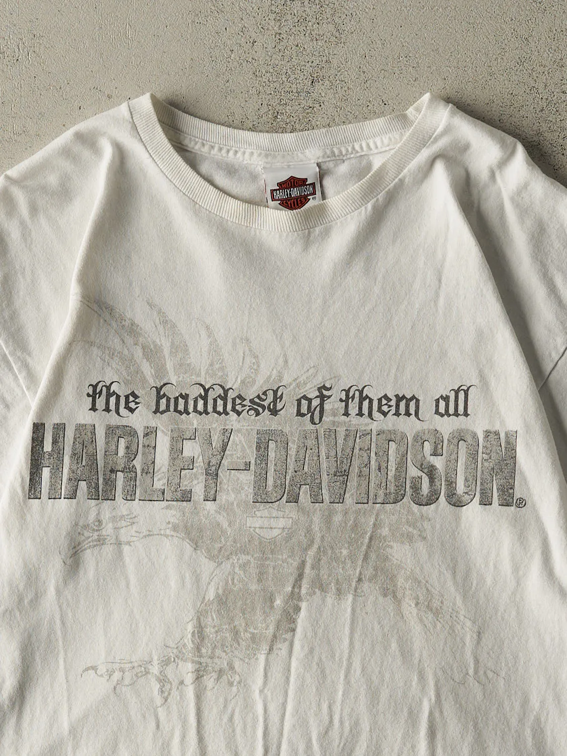 Vintage 12' White Harley Davidson Fort Lauderdale Tee (M/L) sold by Rebalance Vintage product image thumbnail 3