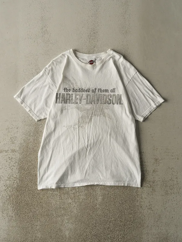 Vintage 12' White Harley Davidson Fort Lauderdale Tee (M/L) sold by Rebalance Vintage