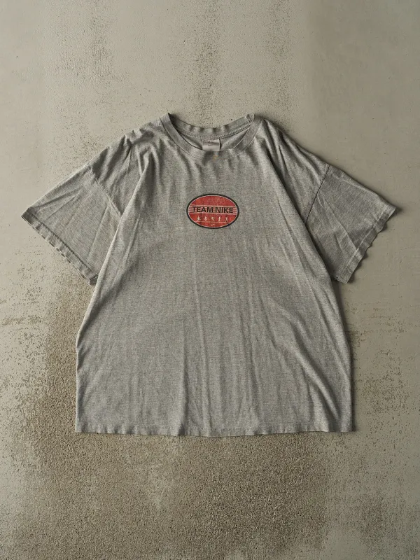 Vintage Y2K Grey Team Nike Staff Tee (XL/XXL) sold by Rebalance Vintage