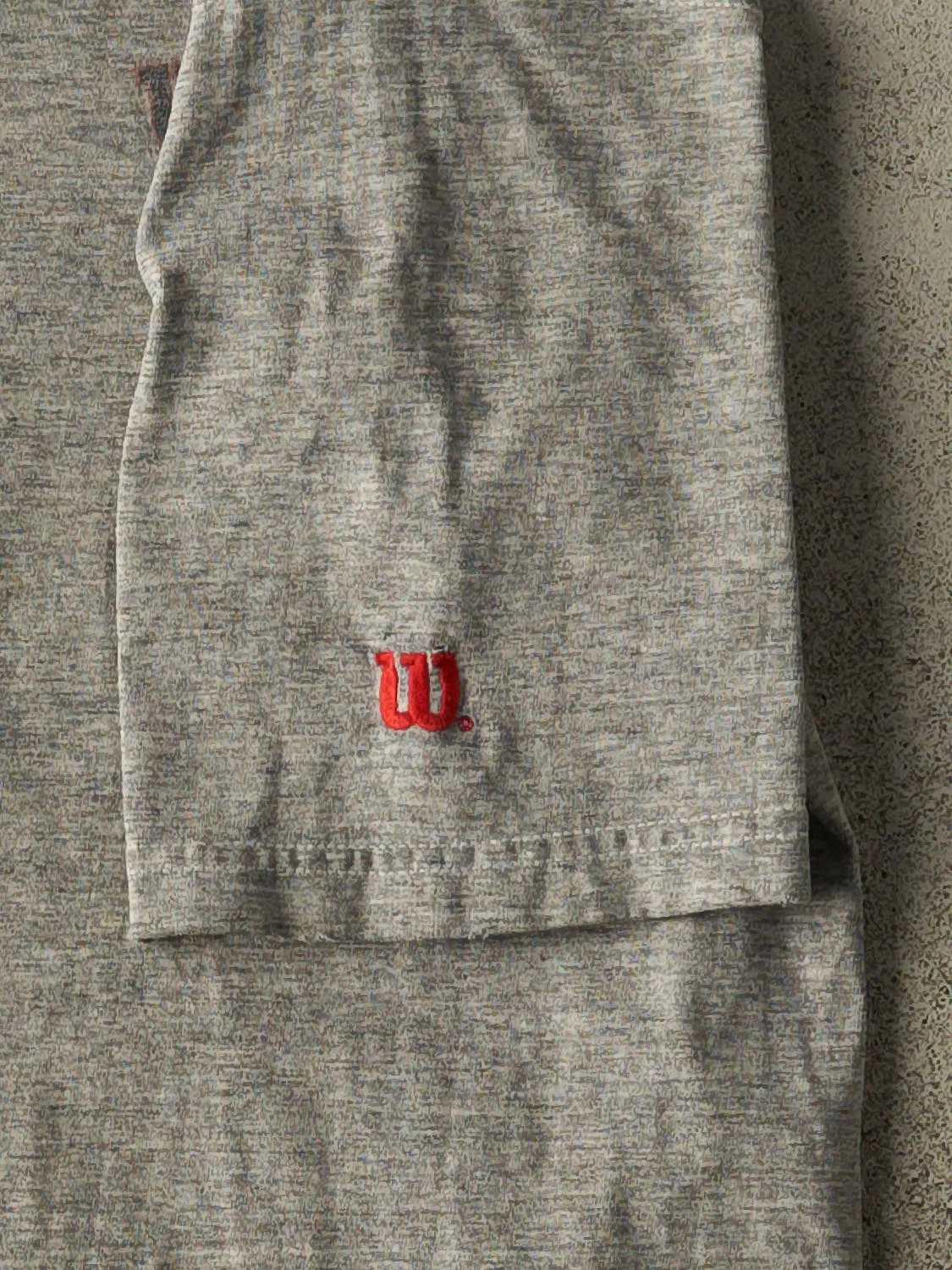Vintage 90s Grey Wilson Tee (S/M) sold by Rebalance Vintage product image thumbnail 4