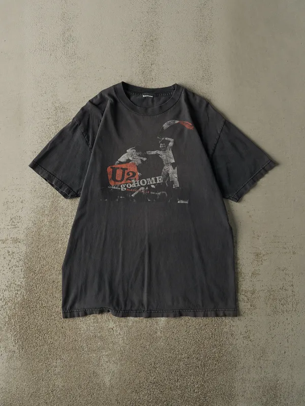 Vintage Y2K Charcoal Grey U2 Go Home Tee (L) sold by Rebalance Vintage