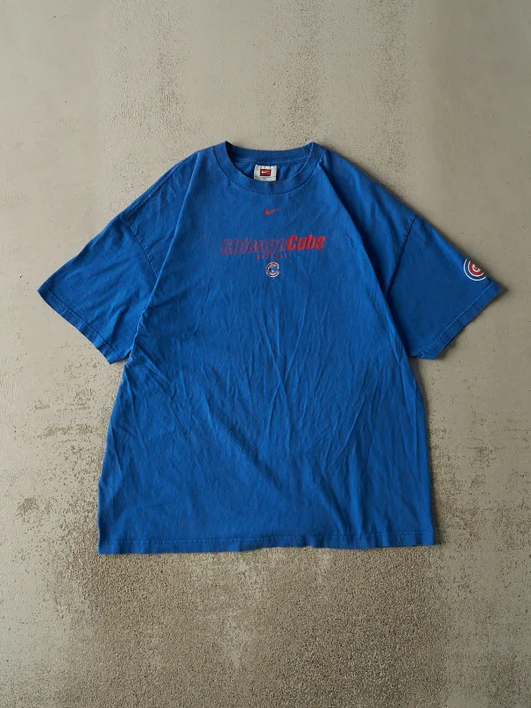 Vintage Y2K Blue Chicago Cubs Nike Tee (XL) sold by Rebalance Vintage