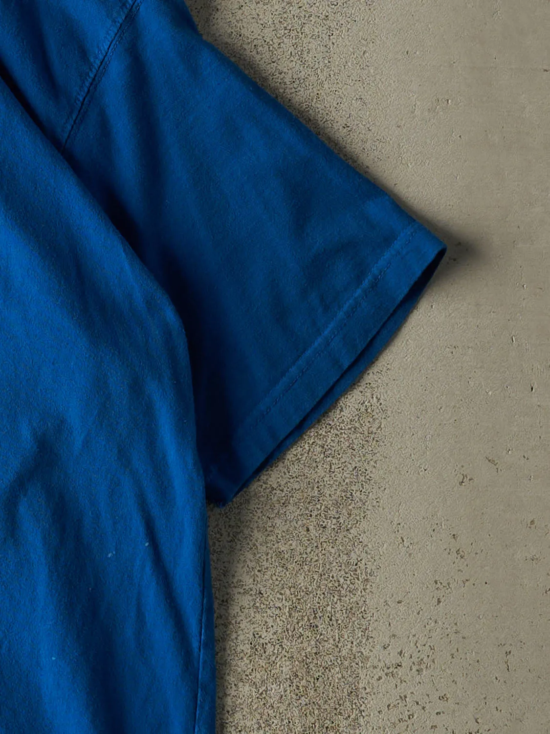 Vintage 90s Blue "Not As Stoned" Slogan Tee (M/L) sold by Rebalance Vintage product image thumbnail 4