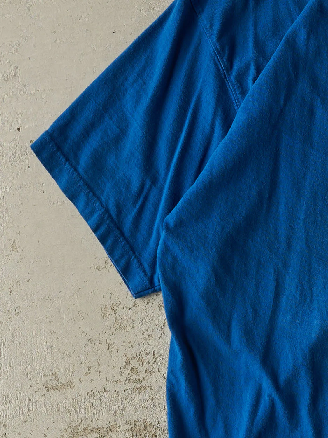 Vintage 90s Blue "Not As Stoned" Slogan Tee (M/L) sold by Rebalance Vintage product image thumbnail 3