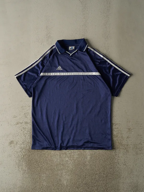 Vintage 90s Blue Adidas Soccer Jersey (XL/XXL) sold by Rebalance Vintage