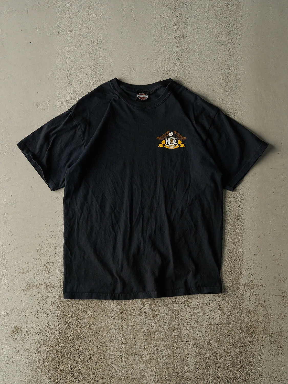 Vintage 90s Black Harley Owners Group Tee (M/L) sold by Rebalance Vintage