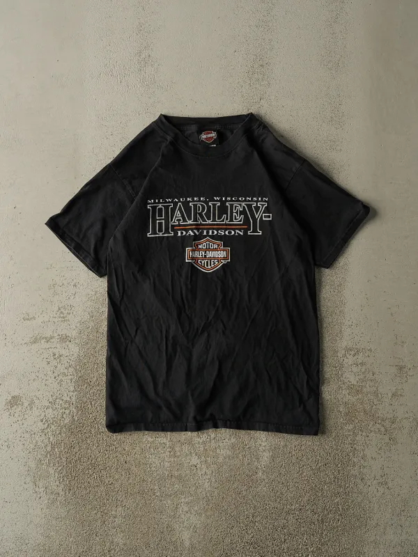 Vintage Y2K Black Harley Davidson Milwaukee WI Tee (S/M) sold by Rebalance Vintage