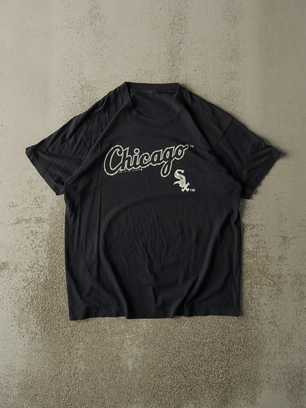 Vintage 91' Black Chicago White Sox Single Stitch Tee (M/L) sold by Rebalance Vintage