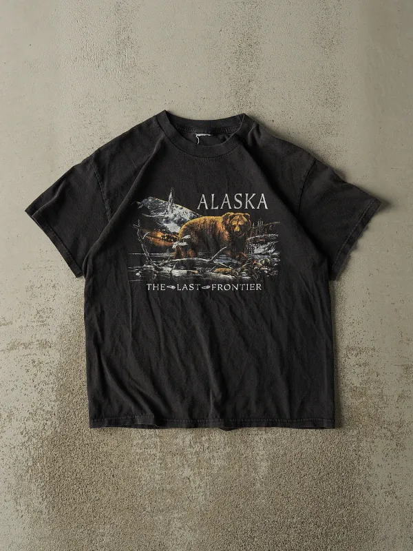 Vintage 90s Black Alaska Bear Tee (S/M) sold by Rebalance Vintage