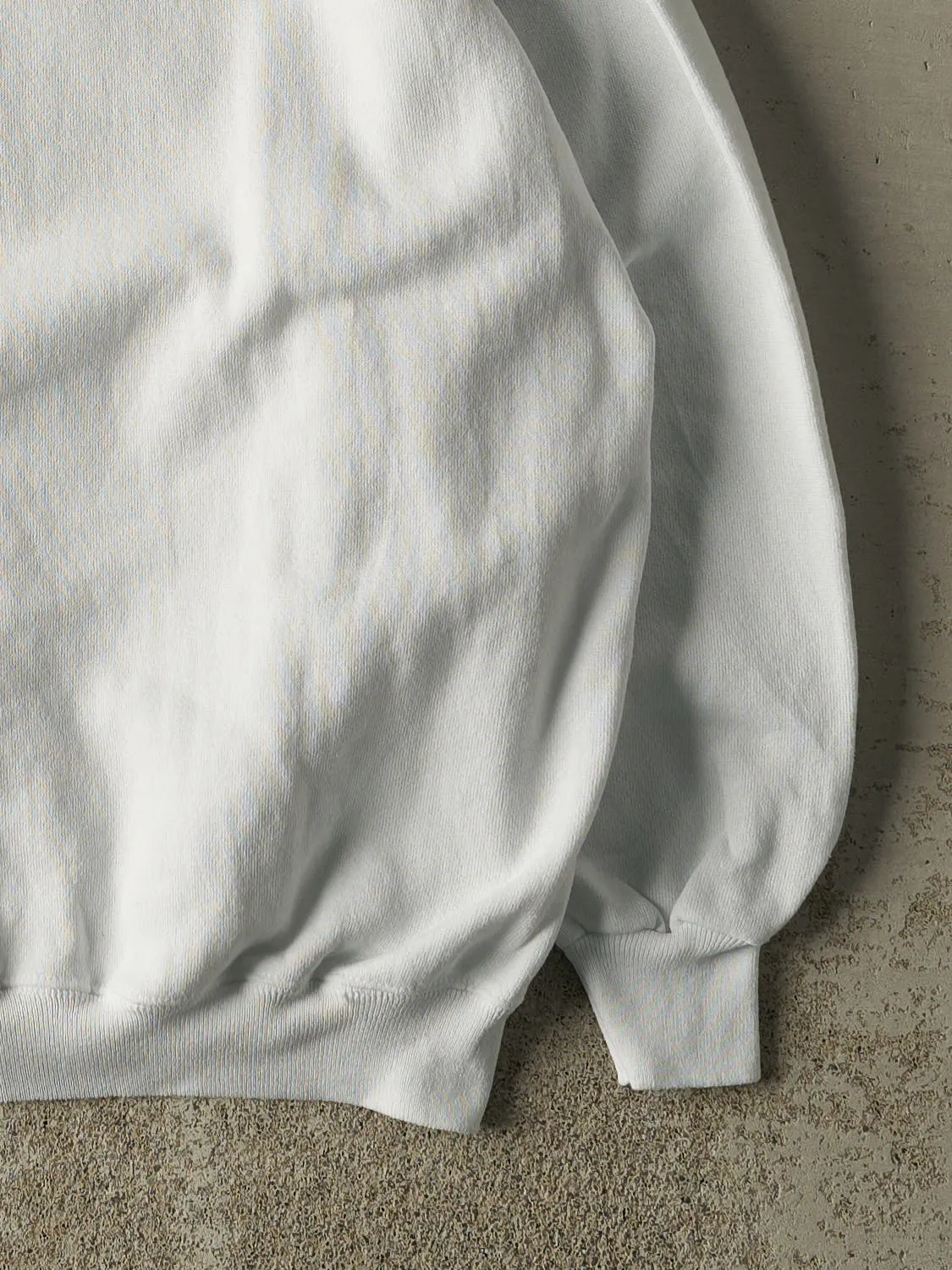 Vintage 90s White Blank Crewneck (M/L) sold by Rebalance Vintage product image thumbnail 4