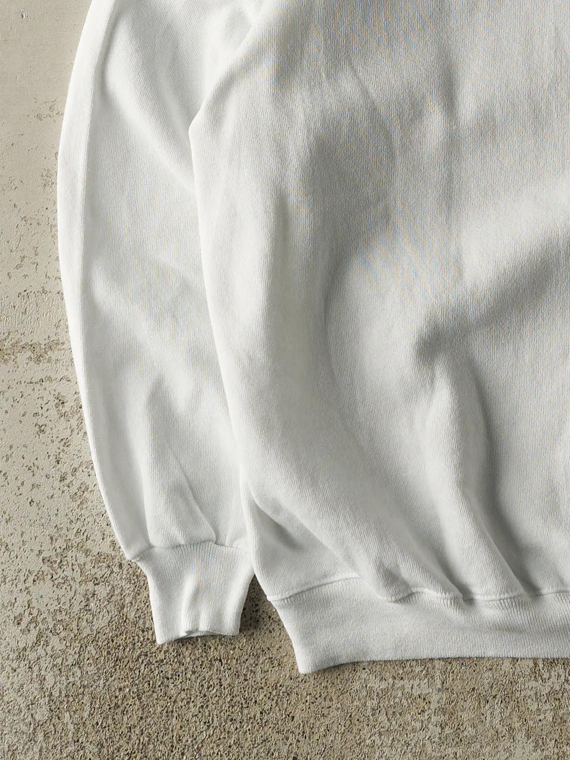 Vintage 90s White Blank Crewneck (M/L) sold by Rebalance Vintage product image thumbnail 3