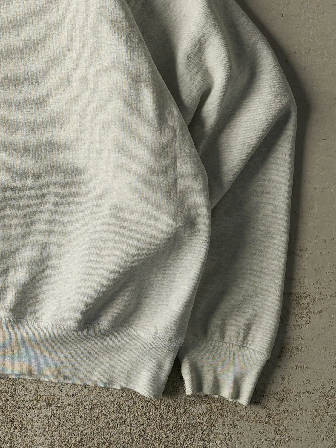 Vintage 90s Heather Grey Blank Crewneck (L/XL) sold by Rebalance Vintage product image thumbnail 4