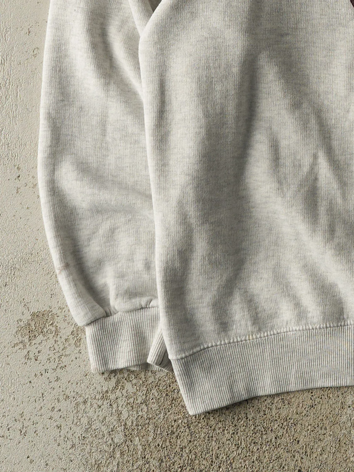 Vintage 90s Heather Grey Rhode Island College Crewneck (L/XL) sold by Rebalance Vintage product image thumbnail 3