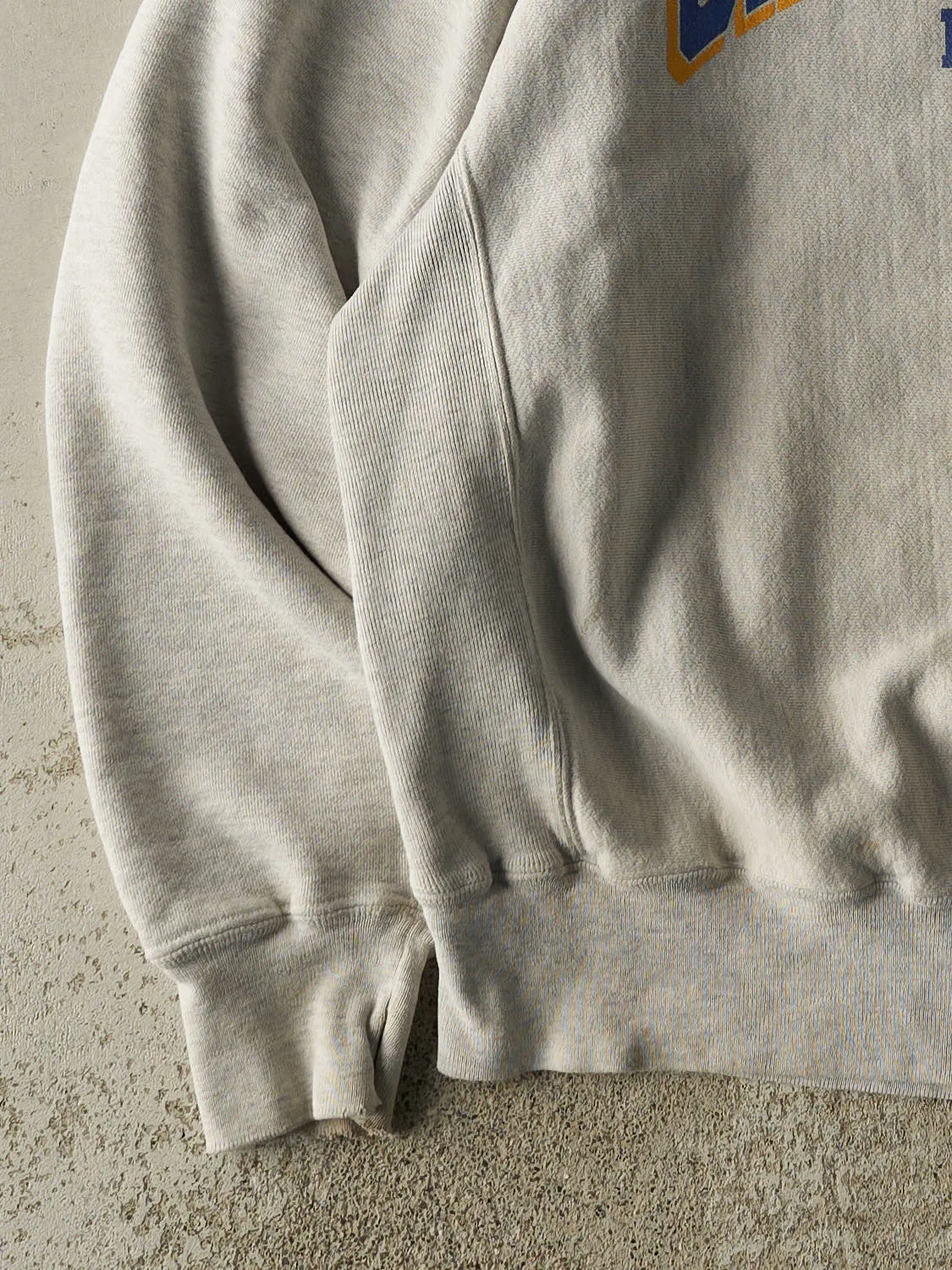 Vintage 90s Heather Grey Crest Liner Boats Champion Reverse Weave Crewneck (L) sold by Rebalance Vintage product image thumbnail 3
