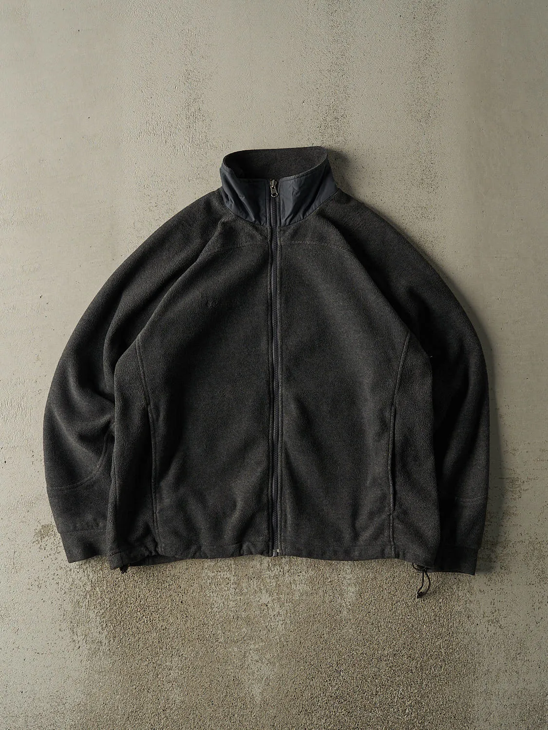 Vintage Y2K Charcoal Grey Columbia Zip Up Fleece (L/XL) sold by Rebalance Vintage