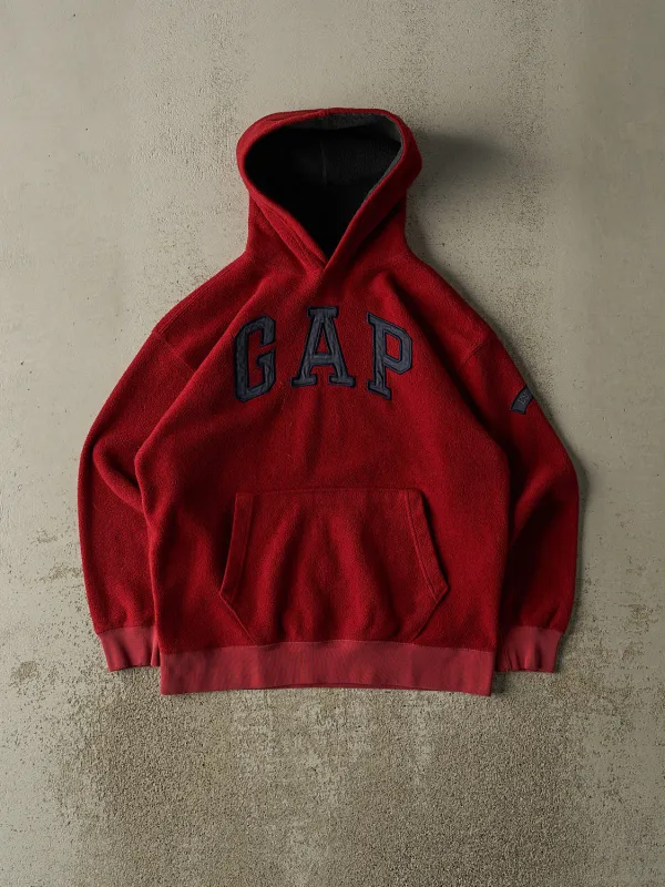 Vintage 90s Red Gap Embroidered Fleece Hoodie (M) sold by Rebalance Vintage