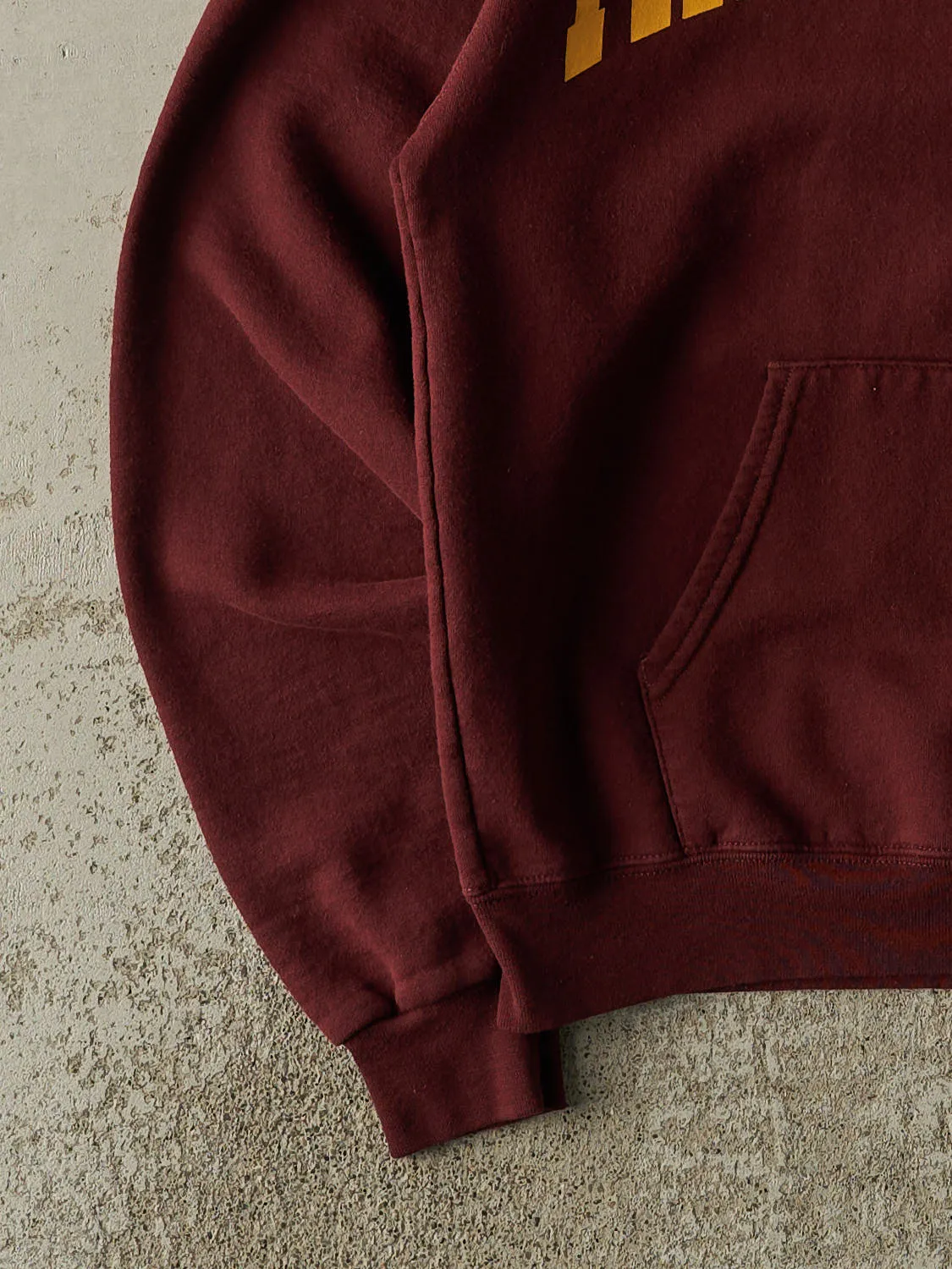 Vintage Y2K Burgundy University of Minnesota Champion Hoodie (S) sold by Rebalance Vintage product image thumbnail 3