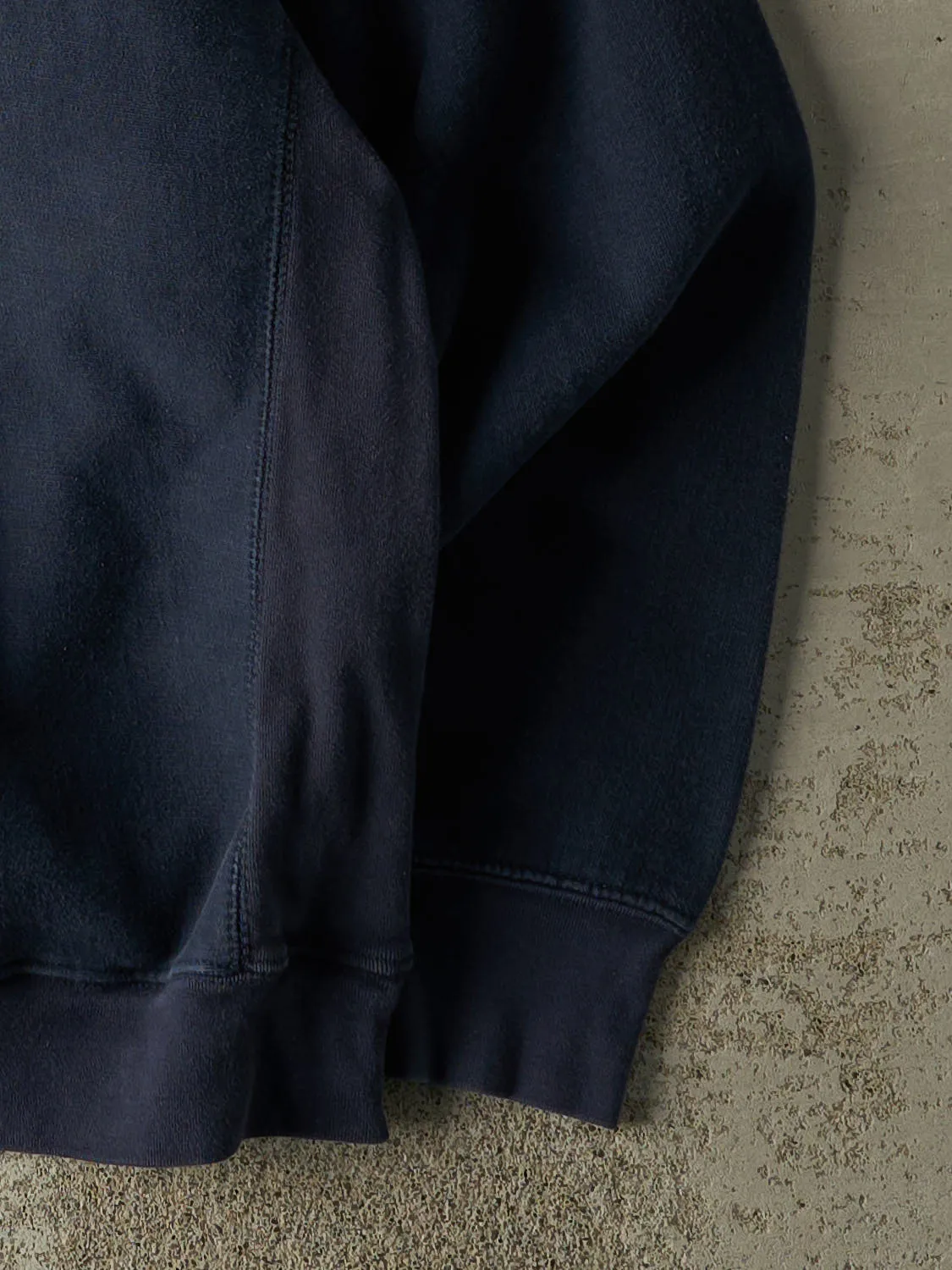 Vintage Y2K Navy Blue Michigan Embroidered Crewneck (XL/XXL) sold by Rebalance Vintage product image thumbnail 4