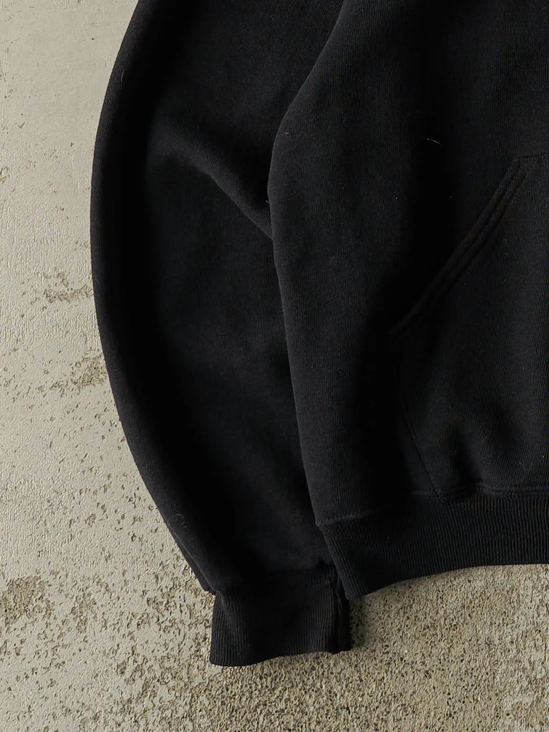 Vintage Y2K Black Russell Athletic Hawks Embroidered Hoodie (S/M) sold by Rebalance Vintage product image thumbnail 3