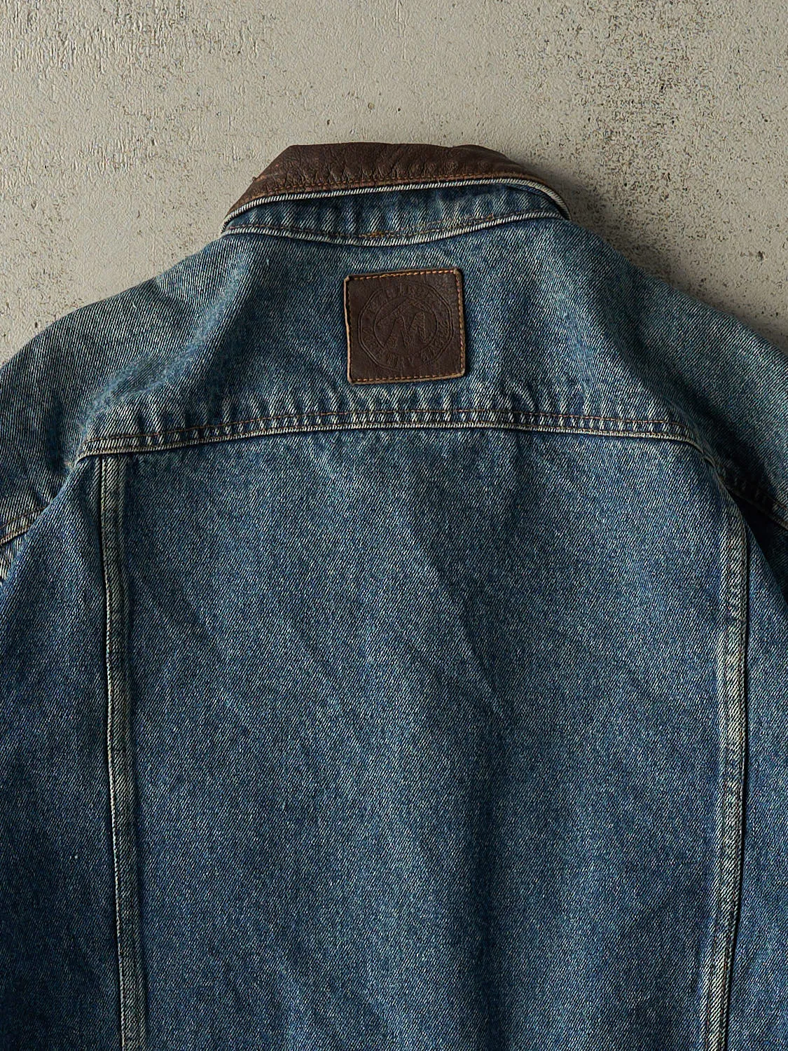 Vintage 80s Mid Wash Marlboro Denim Jacket (M) sold by Rebalance Vintage product image thumbnail 4