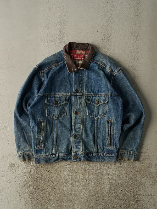 Vintage 80s Mid Wash Marlboro Denim Jacket (M) sold by Rebalance Vintage