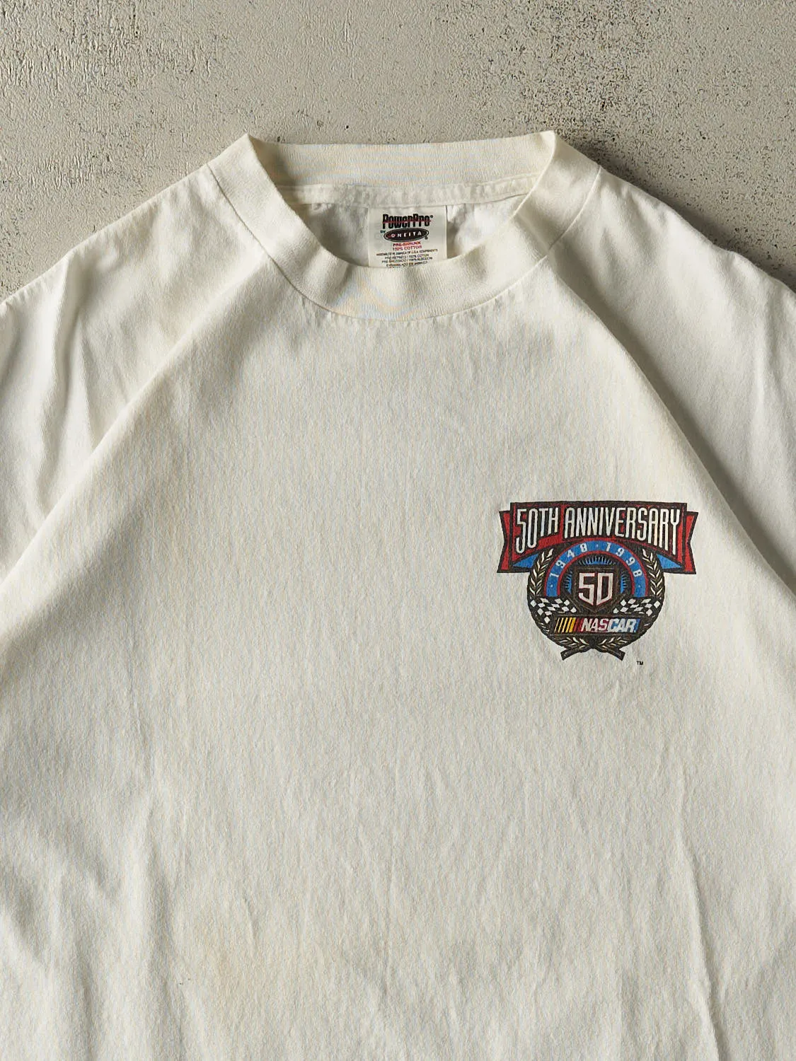 Vintage 98' White Maxell Nascar Winston Cup Tee (L/XL) sold by Rebalance Vintage product image thumbnail 3