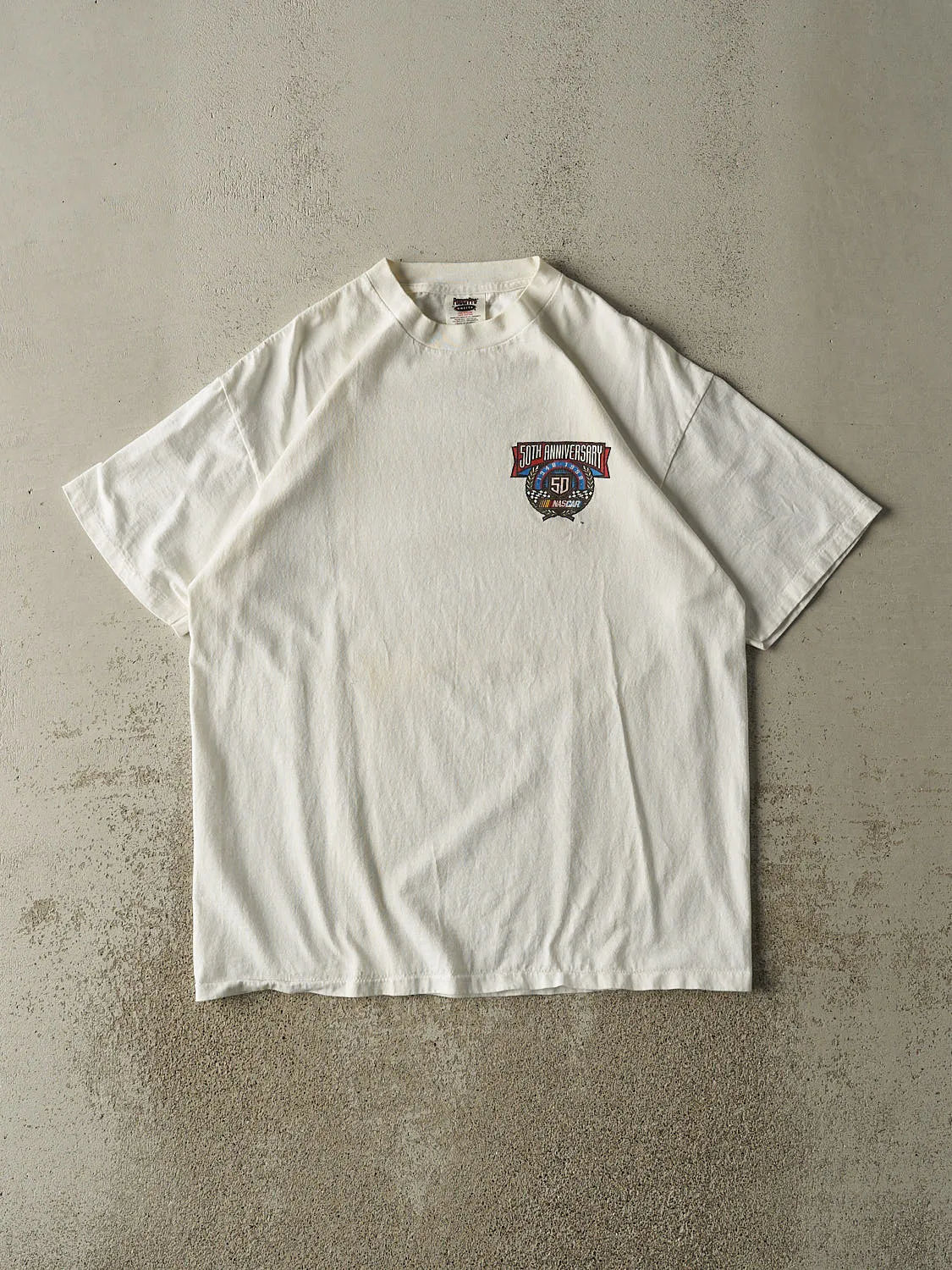 Vintage 98' White Maxell Nascar Winston Cup Tee (L/XL) sold by Rebalance Vintage product image thumbnail 2