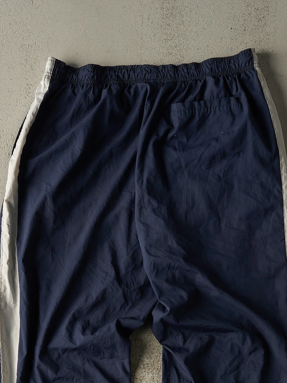 Vintage 90s Navy Blue Reebok Striped Track Pants (34x30) sold by Rebalance Vintage product image thumbnail 4