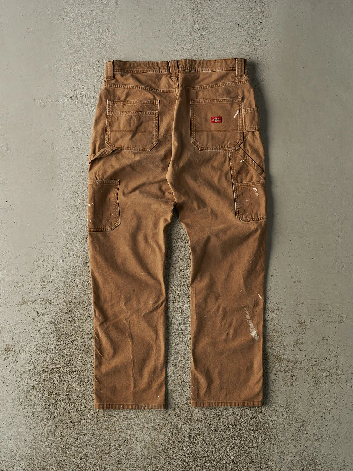 Vintage 90s Camel Dickies Double Knee Carpenter Pants (32x30) sold by Rebalance Vintage product image thumbnail 2