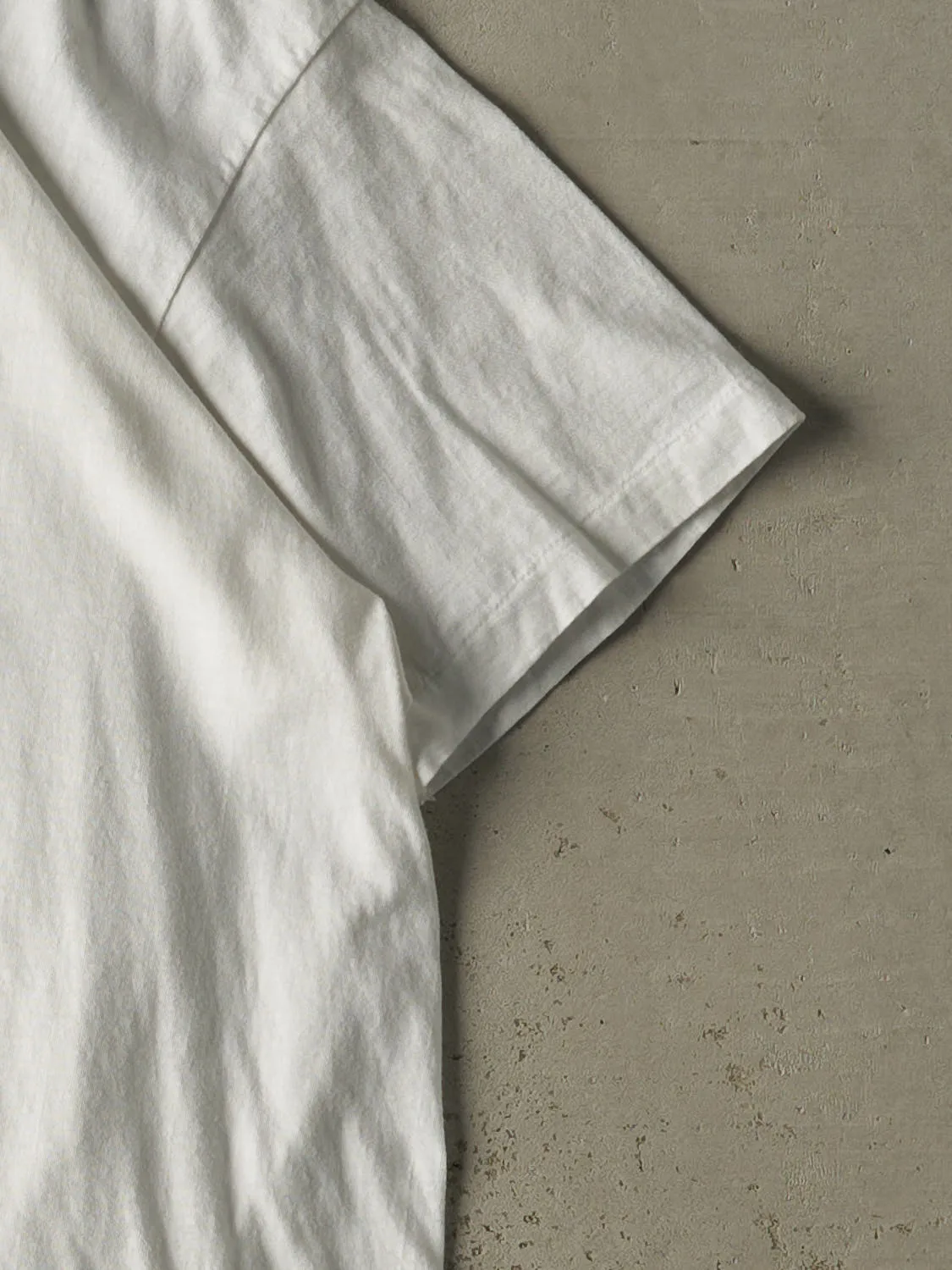 Vintage 90s White Blank Tee (XL) sold by Rebalance Vintage product image thumbnail 4