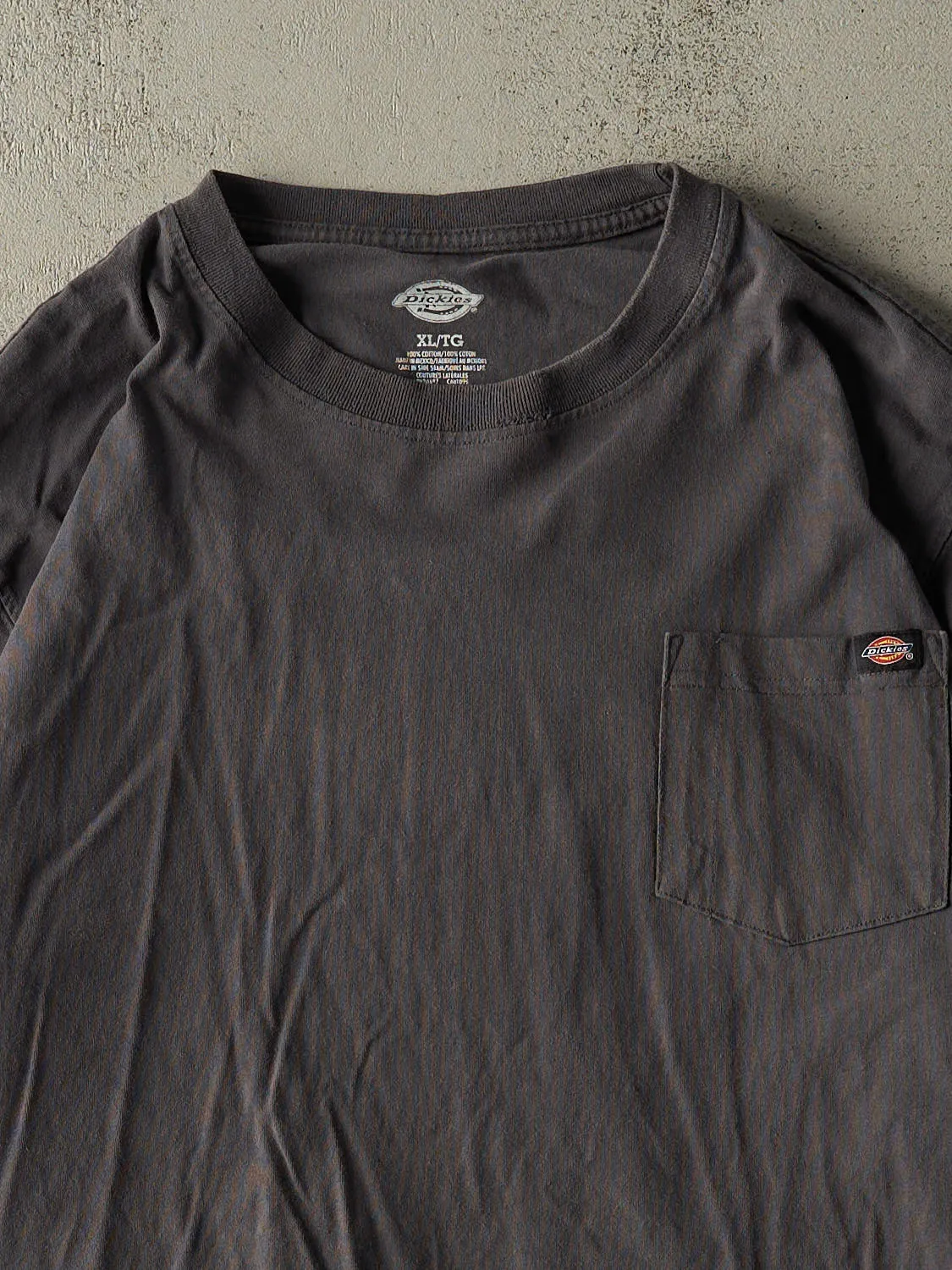 Vintage Y2K Charcoal Grey Dickies Blank Pocket Long Sleeve (XL) sold by Rebalance Vintage product image thumbnail 2