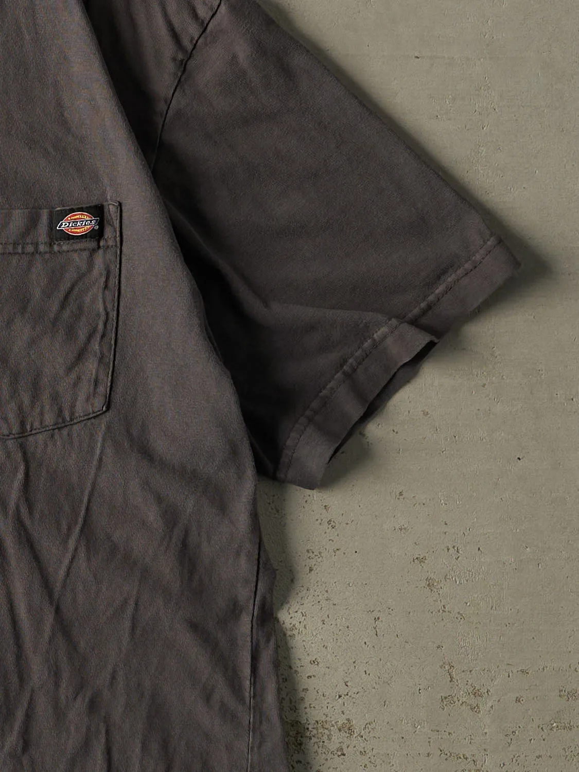 Vintage Y2K Charcoal Grey Dickies Pocket Tee (L) sold by Rebalance Vintage product image thumbnail 4