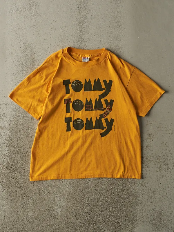 Vintage 93' Yellow The Who "Tommy" Tee (M/L) sold by Rebalance Vintage
