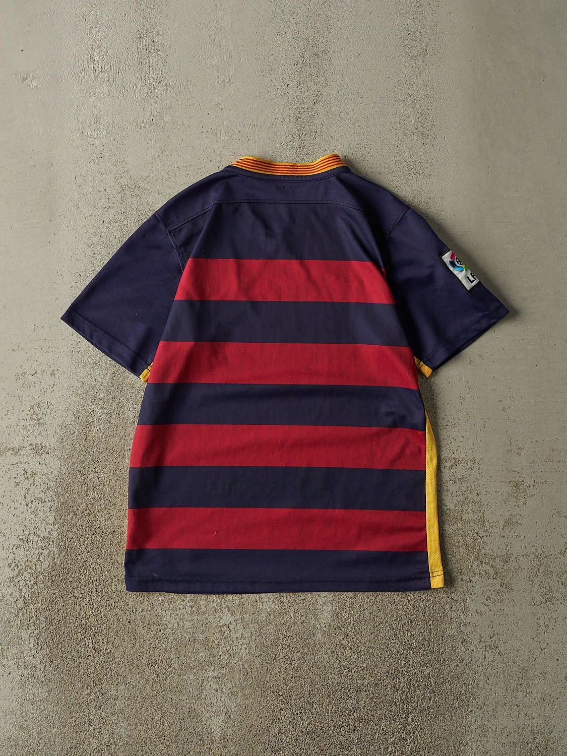 15' Navy Blue & Red FC Barcelona Soccer Jersey (S/M) sold by Rebalance Vintage product image thumbnail 2