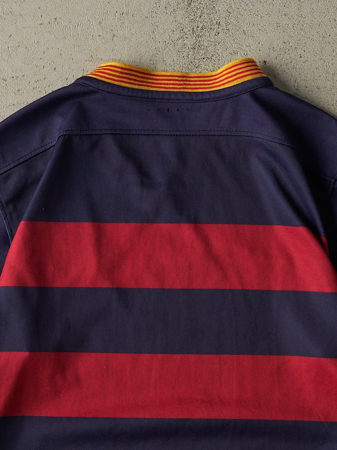 15' Navy Blue & Red FC Barcelona Soccer Jersey (S/M) sold by Rebalance Vintage product image thumbnail 4