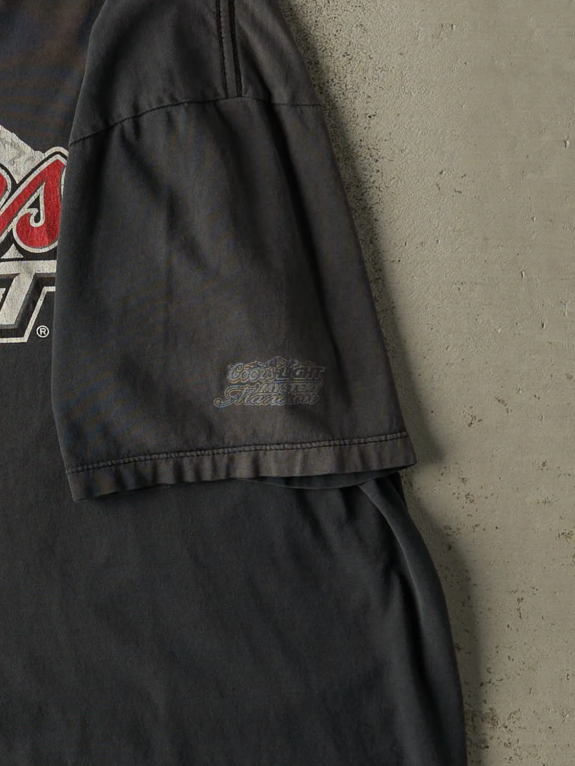 Vintage Y2K Faded Black Coors Light Tee (L/XL) sold by Rebalance Vintage product image thumbnail 4