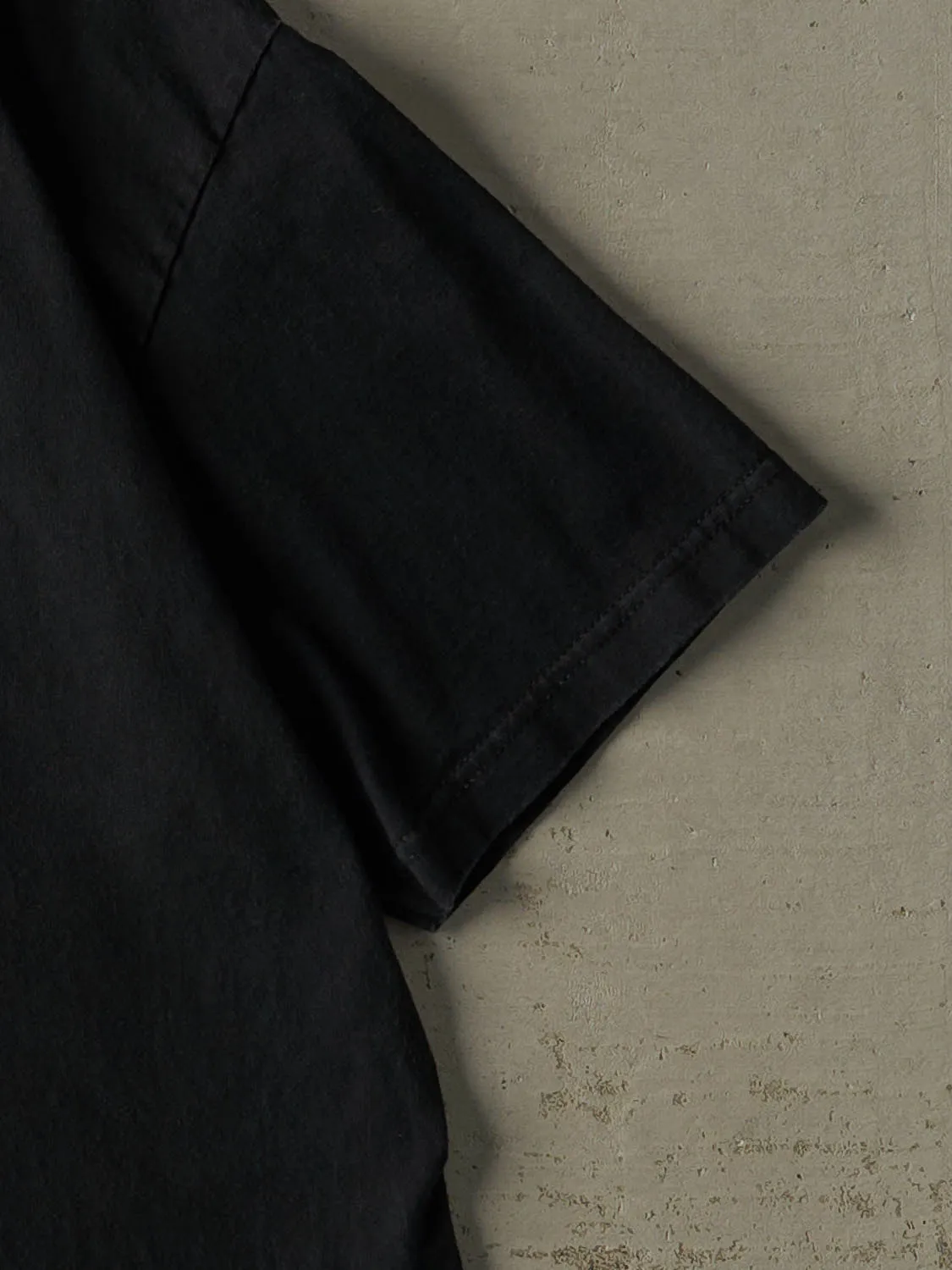 Vintage Y2K Black "Check Out My 6 Pack" Slogan Tee (L/XL) sold by Rebalance Vintage product image thumbnail 4