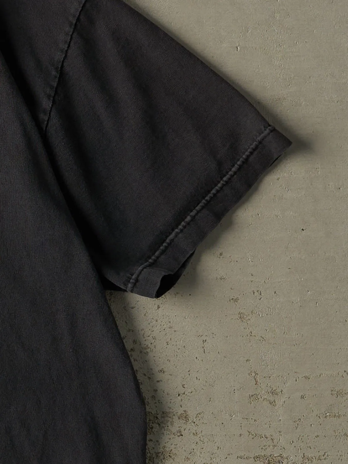 Vintage Y2K Faded Black "I Will Not Come Home Drunk" Slogan Tee (L) sold by Rebalance Vintage product image thumbnail 4