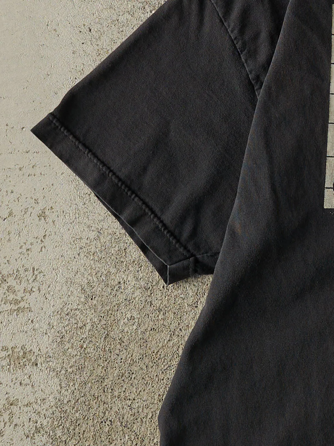 Vintage Y2K Faded Black "I Will Not Come Home Drunk" Slogan Tee (L) sold by Rebalance Vintage product image thumbnail 3