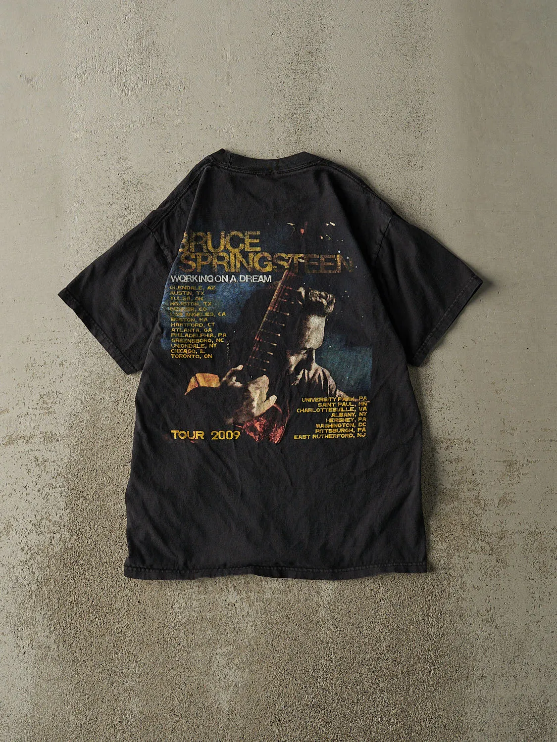 Vintage 09' Black Bruce Springsteen Tour Tee (S/M) sold by Rebalance Vintage product image thumbnail 2