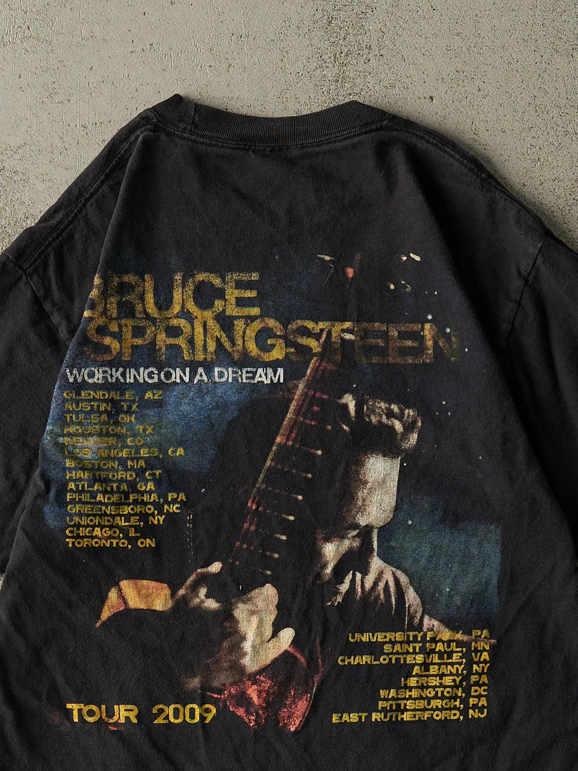 Vintage 09' Black Bruce Springsteen Tour Tee (S/M) sold by Rebalance Vintage product image thumbnail 4