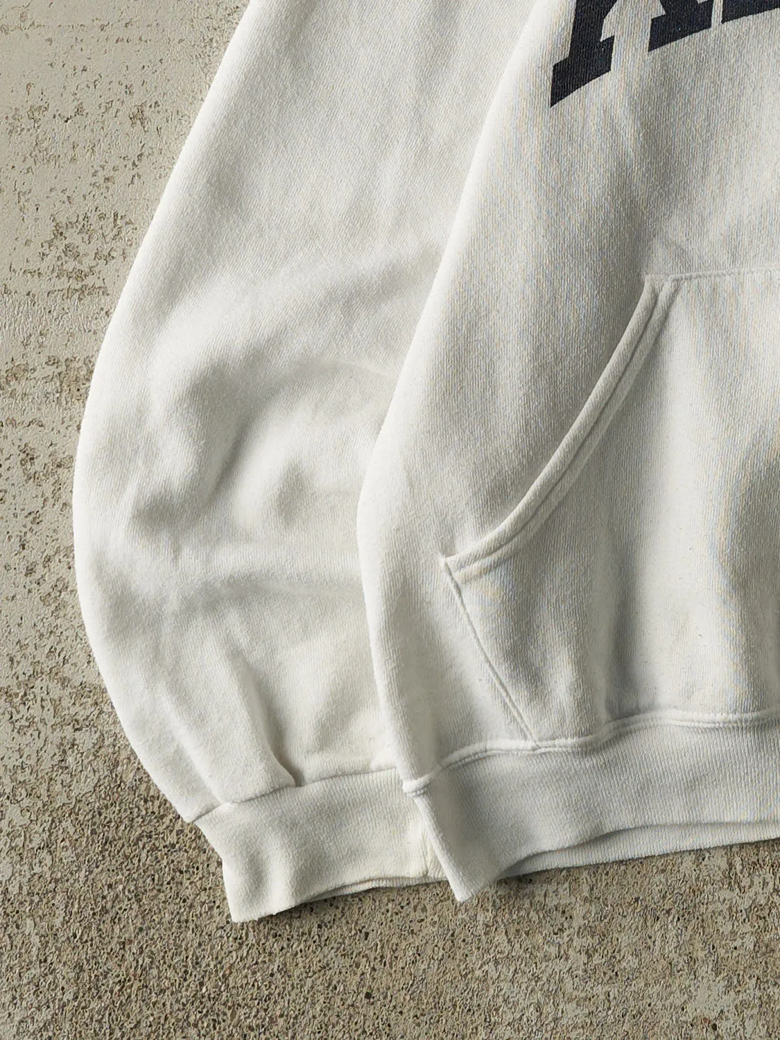 Vintage Y2K White Russell Athletic Kelsey Hoodie (S) sold by Rebalance Vintage product image thumbnail 3
