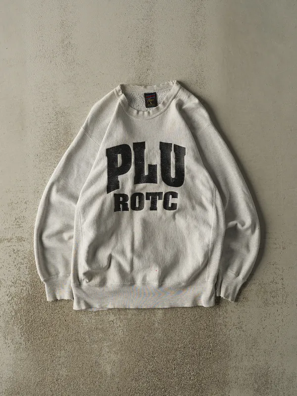 Vintage 90s Heather Grey PLU Crewneck (M/L) sold by Rebalance Vintage