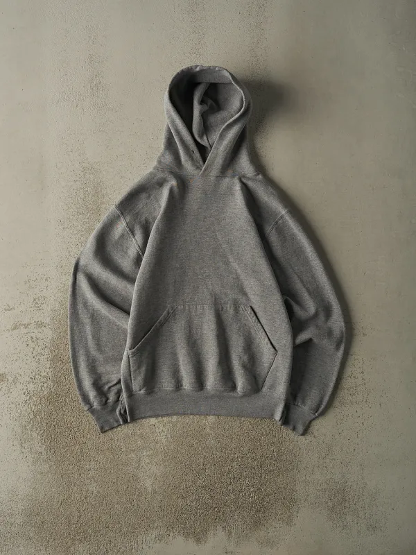 Vintage 90s Grey Russell Athletic Blank Hoodie (S) sold by Rebalance Vintage