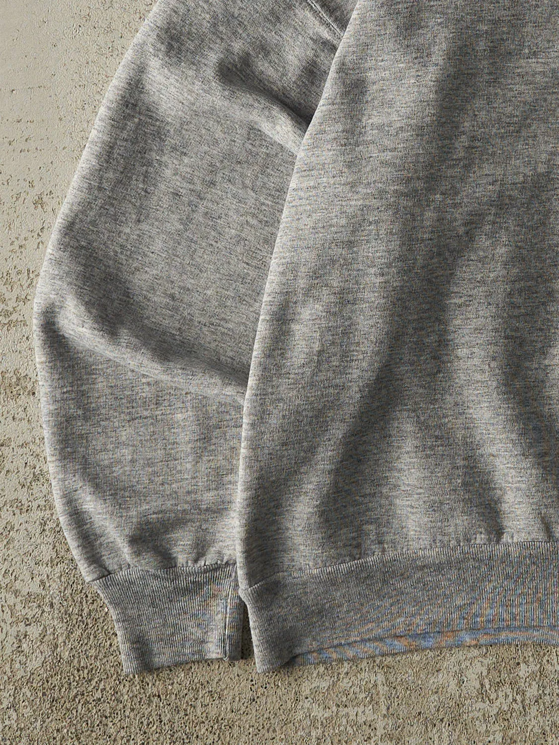 Vintage 90s Grey Blank Crewneck (M) sold by Rebalance Vintage product image thumbnail 3